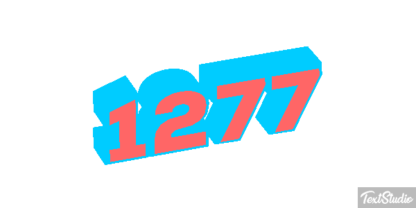 1277 Tekst effect