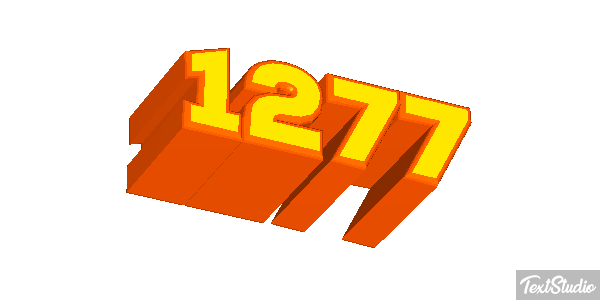 1277 Tekst effect