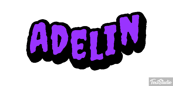 Adelin Текстовый эффект
