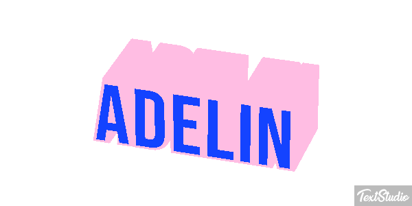 Adelin Текстовый эффект