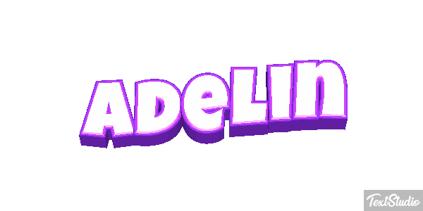 Adelin Текстовый эффект