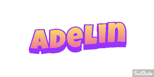 Adelin Текстовый эффект