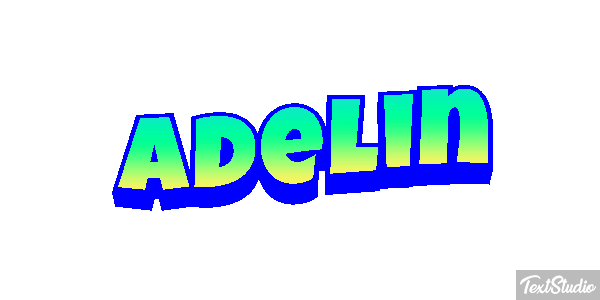 Adelin Текстовый эффект