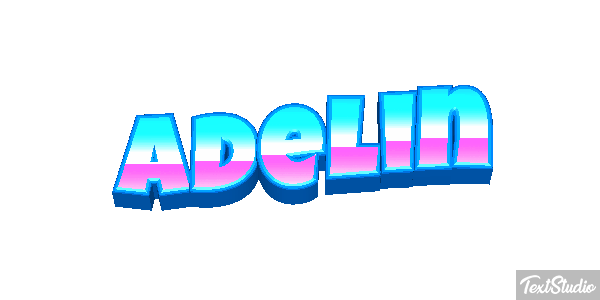 Adelin Текстовый эффект