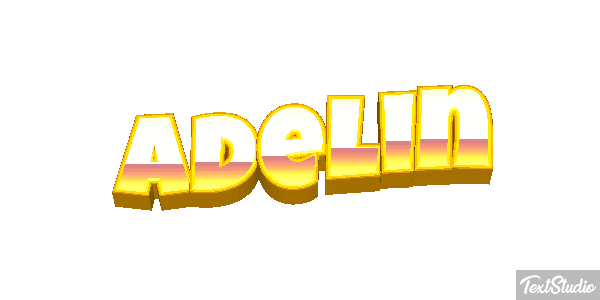 Adelin Текстовый эффект