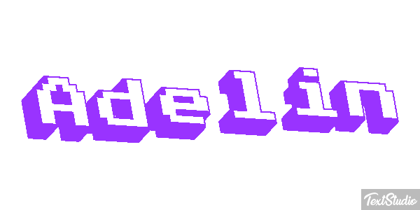 Adelin Текстовый эффект