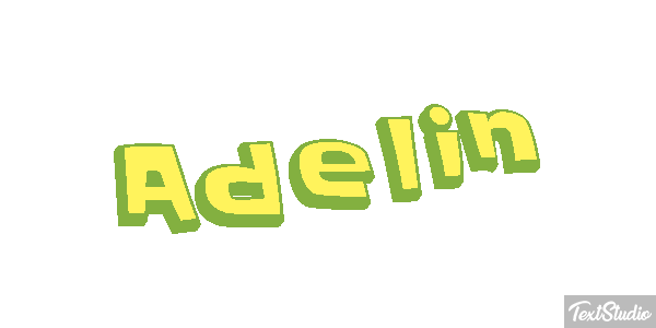Adelin Текстовый эффект