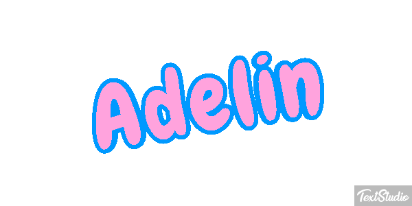 Adelin Текстовый эффект