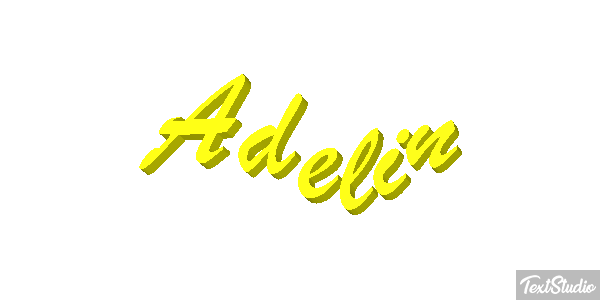 Adelin Текстовый эффект