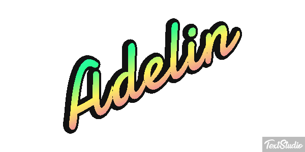 Adelin Текстовый эффект