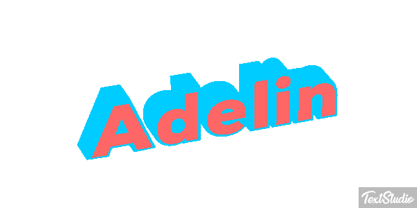 Adelin Текстовый эффект