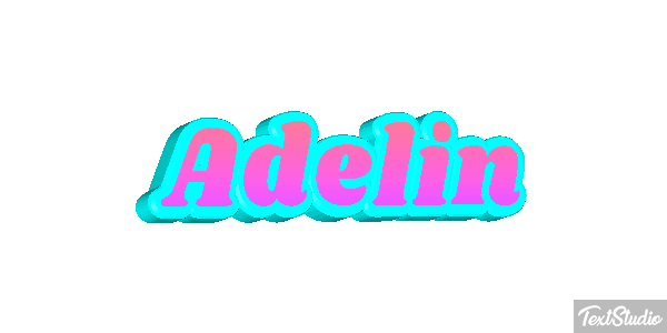 Adelin Текстовый эффект