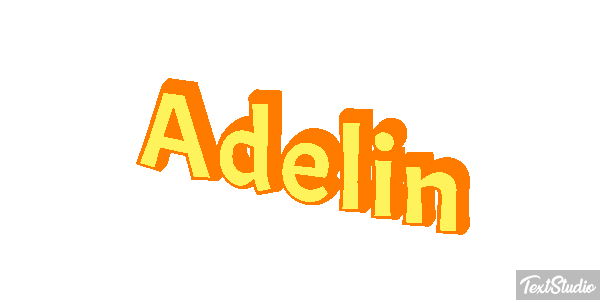 Adelin Текстовый эффект