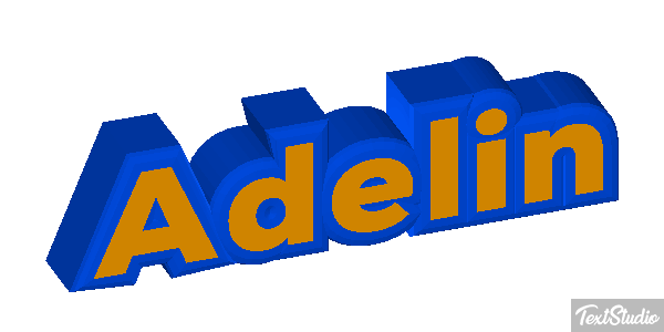Adelin Текстовый эффект