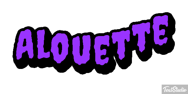 Alouette Effet de texte
