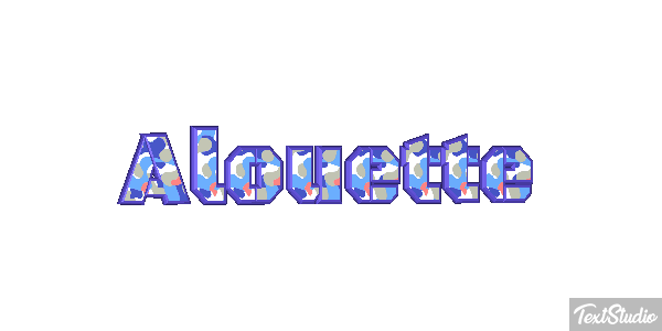 Alouette Effet de texte