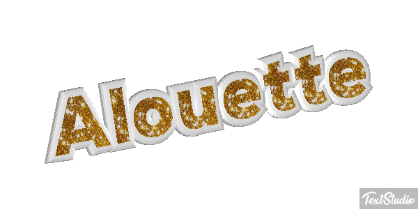 Alouette Effet de texte