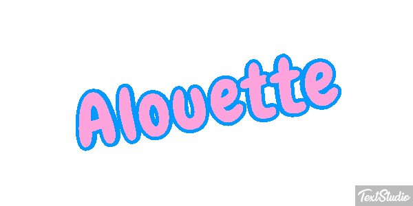 Alouette Effet de texte