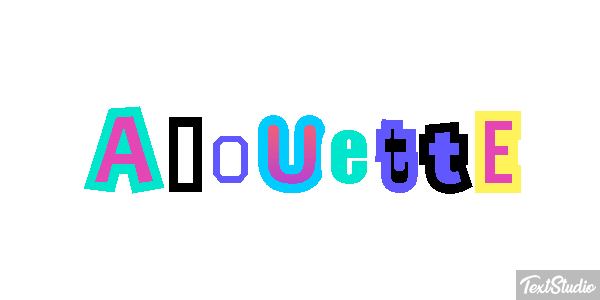 Alouette Effet de texte