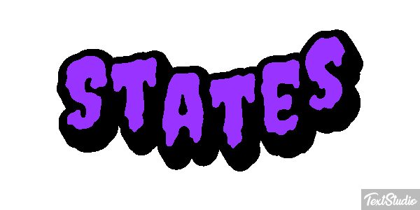 States Metin efekti