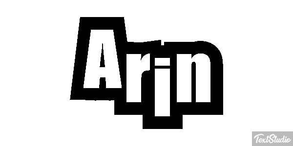 Arin Effet de texte