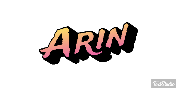 Arin Effet de texte
