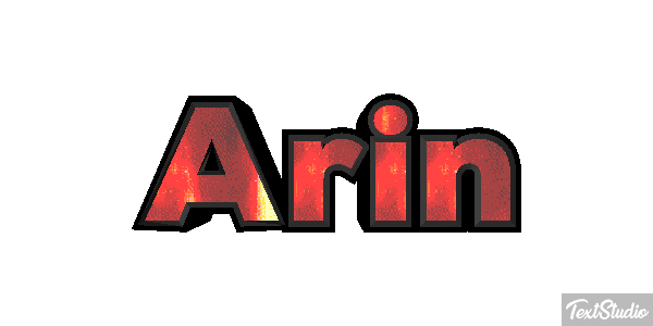 Arin Effet de texte