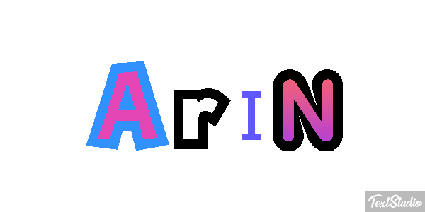 Arin Effet de texte