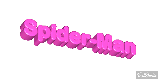 Spider-Man Tekst effect