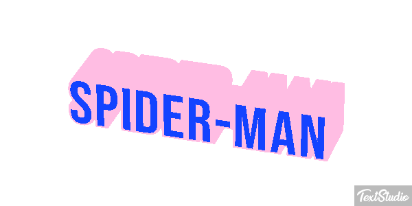 Spider-Man Tekst effect