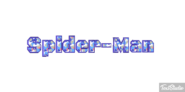 Spider-Man Tekst effect