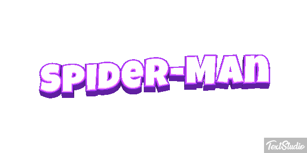 Spider-Man Tekst effect