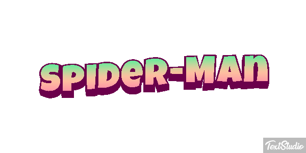 Spider-Man Tekst effect