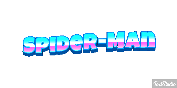 Spider-Man Tekst effect
