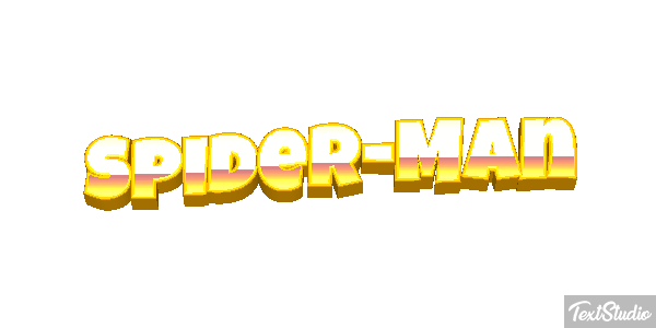 Spider-Man Tekst effect