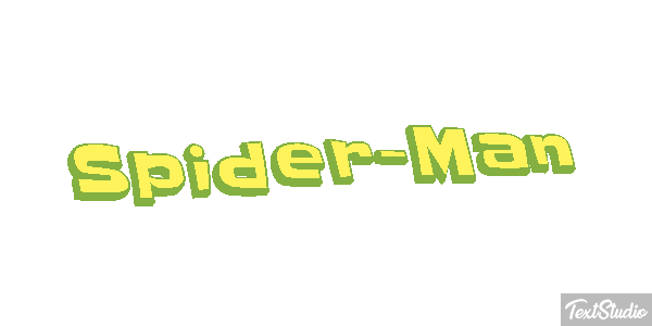 Spider-Man Tekst effect