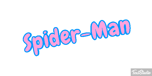 Spider-Man Tekst effect