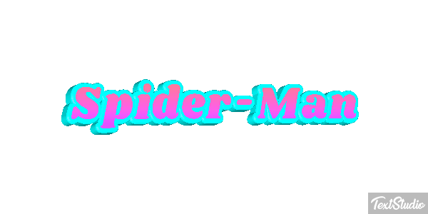Spider-Man Tekst effect