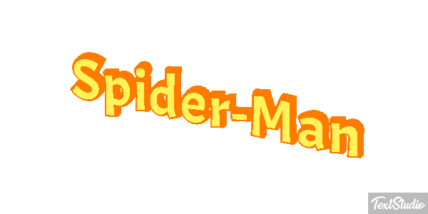 Spider-Man Tekst effect