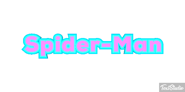 Spider-Man Tekst effect