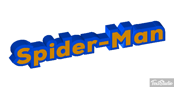Spider-Man Tekst effect