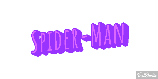 Spider-Man Tekst effect