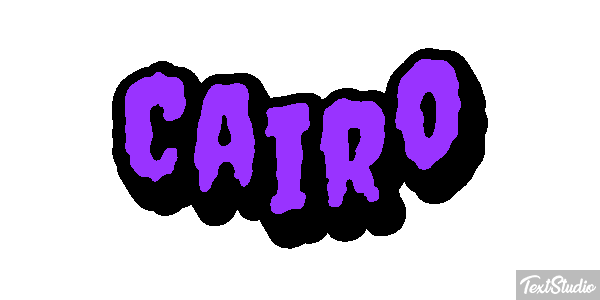 Cairo Text effect