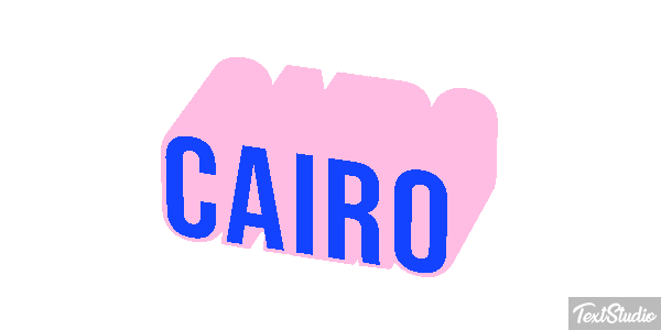 Cairo Text effect