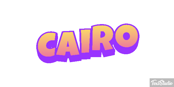 Cairo Text effect