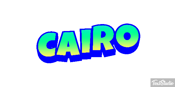 Cairo Text effect