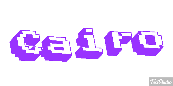 Cairo Text effect