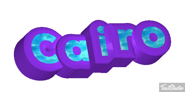 Cairo Text effect
