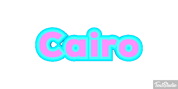 Cairo Text effect