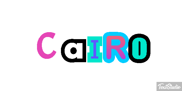Cairo Text effect